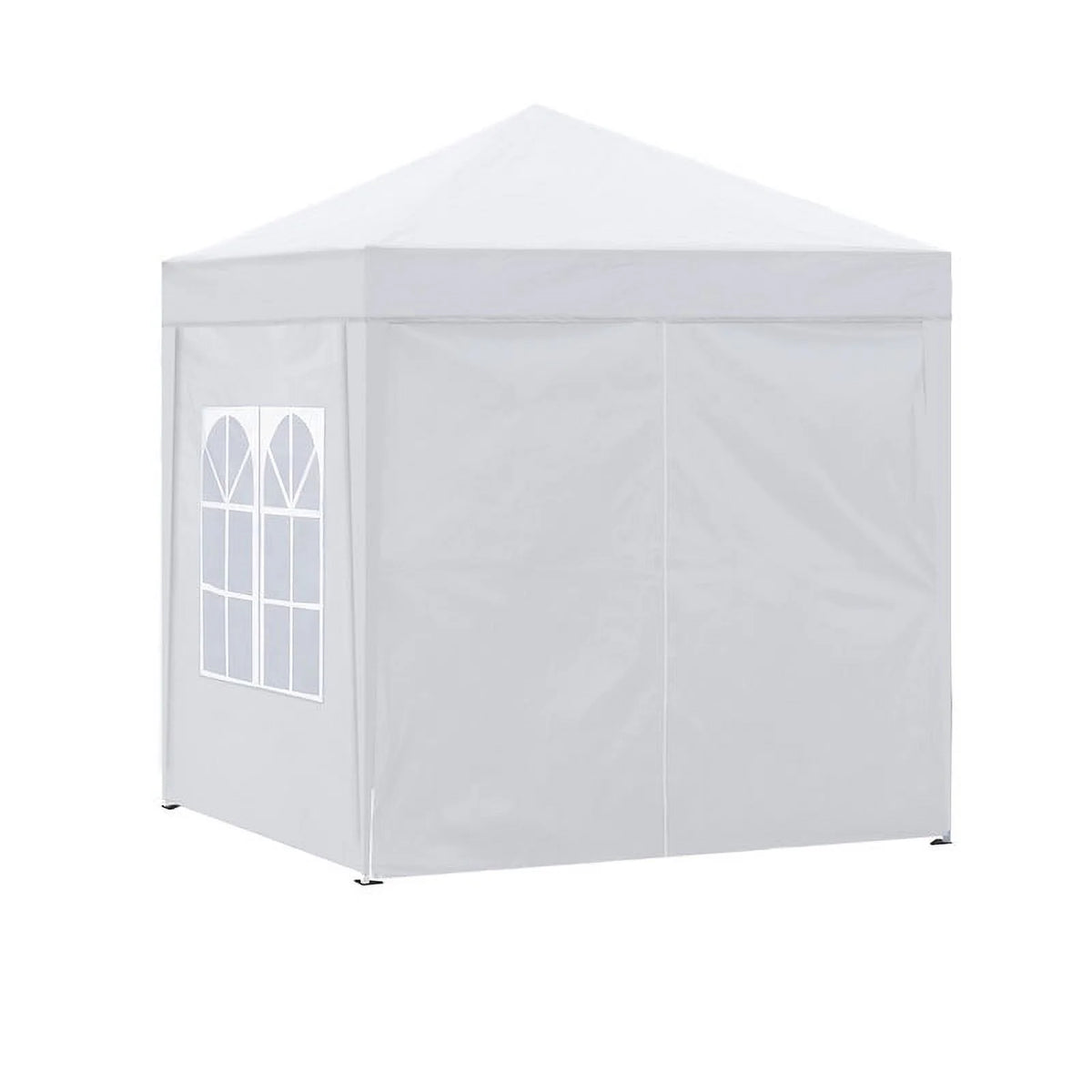 Clipop Portable 10x10ft Pop Up Gazebo, Instant Canopy Waterproof Anti-UV Shelter with 4 Side Panels & Carry Bag,Blue