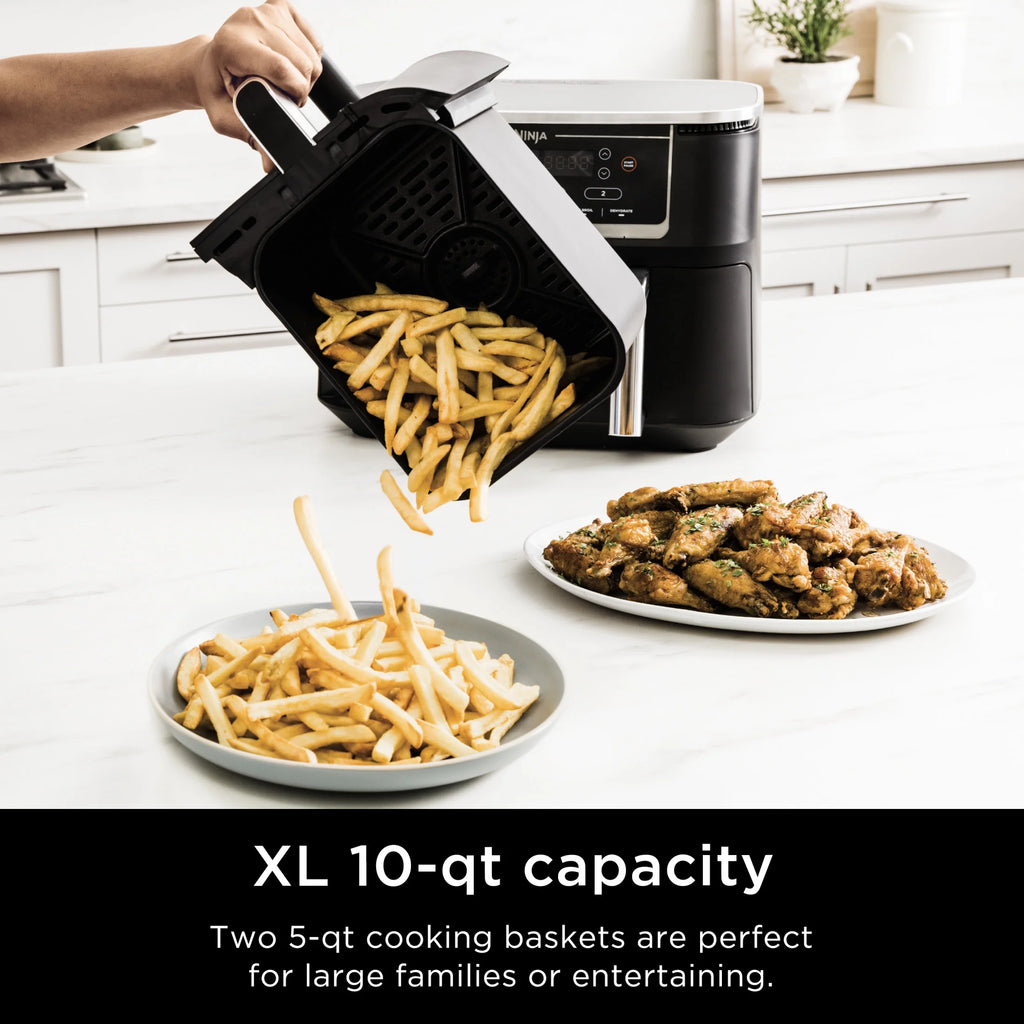 Ninja Foodi 6-in-1 Smart 10-qt. 2-Basket Air Fryer