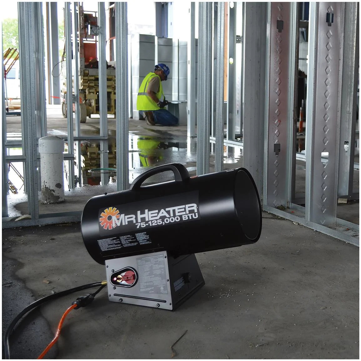 Mr. Heater 125,000 BTU Portable Forced Air LP Propane Heater