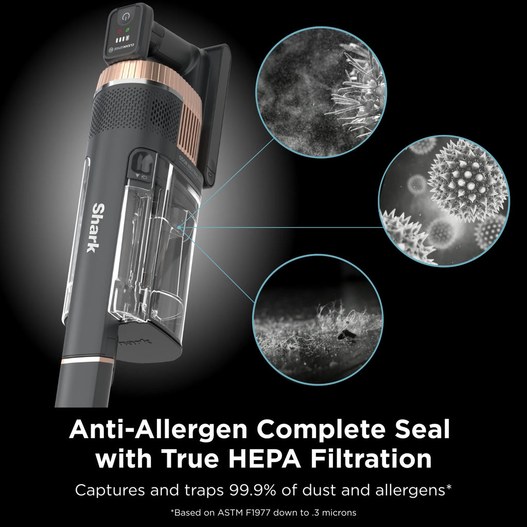 Shark Stratos Cordless Stick Vacuum Cleaner with Clean Sense IQ & DuoClean PowerFins HairPro MultiFLEX, IZ840H