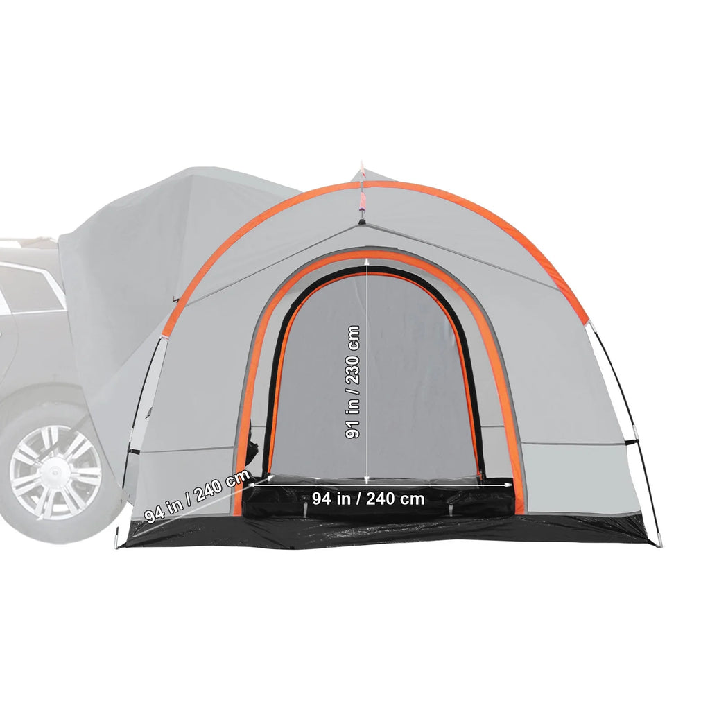 BENTISM SUV Camping Tent 8-8 Ft Waterproof Pickup SUV Tent with Rainfly Carry Bag Car Canopy Shelter for Camping Outdoor Travel