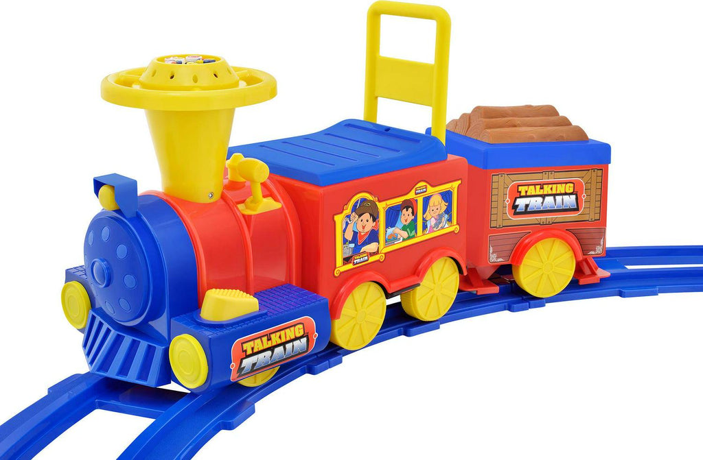 Talking Train 6-Volt Battery-Powered Ride-On