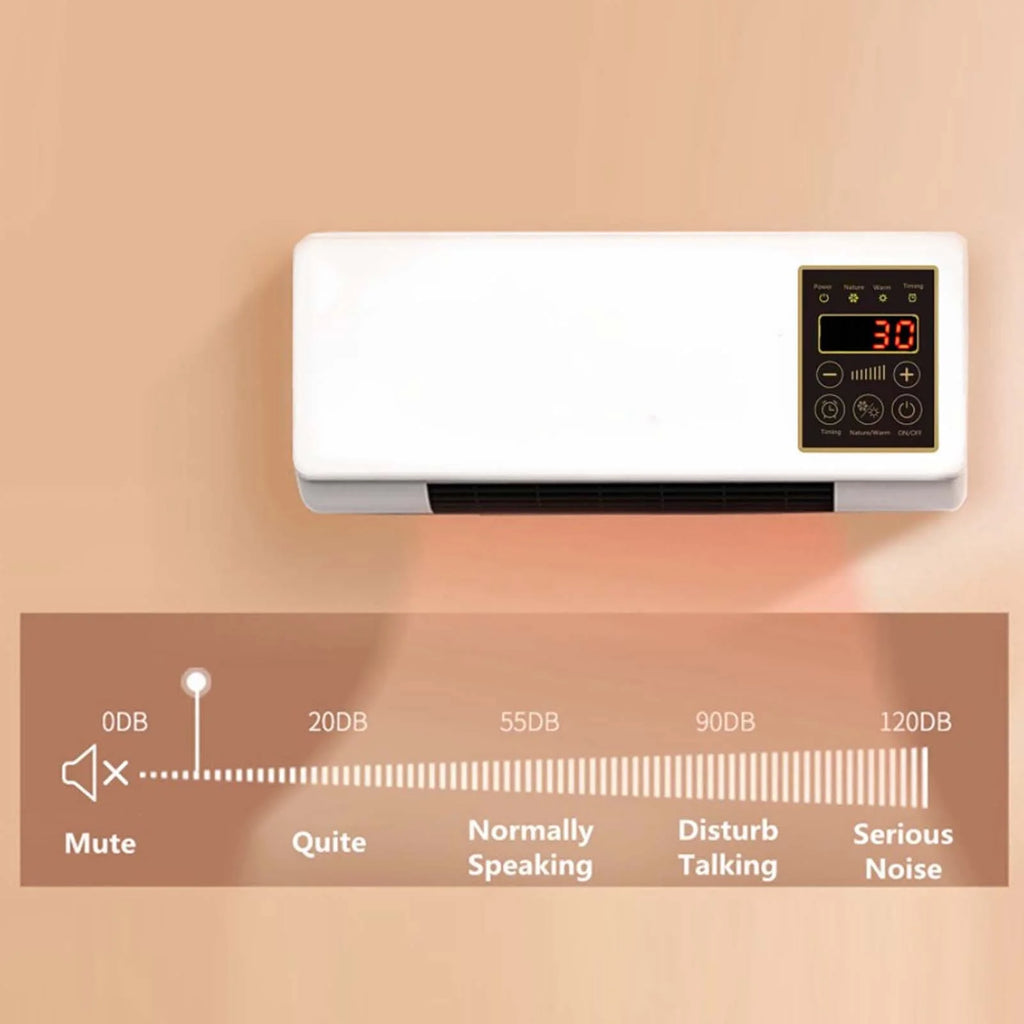 FYHALE Compact Air Conditioner, Split Ac Unit, Wall Mounted Air Conditioner, Ultra Cold Heat Conditioning Unit with Timer, 1800w Power Space Saving Air Conditioners for All Seasons Living Room Home