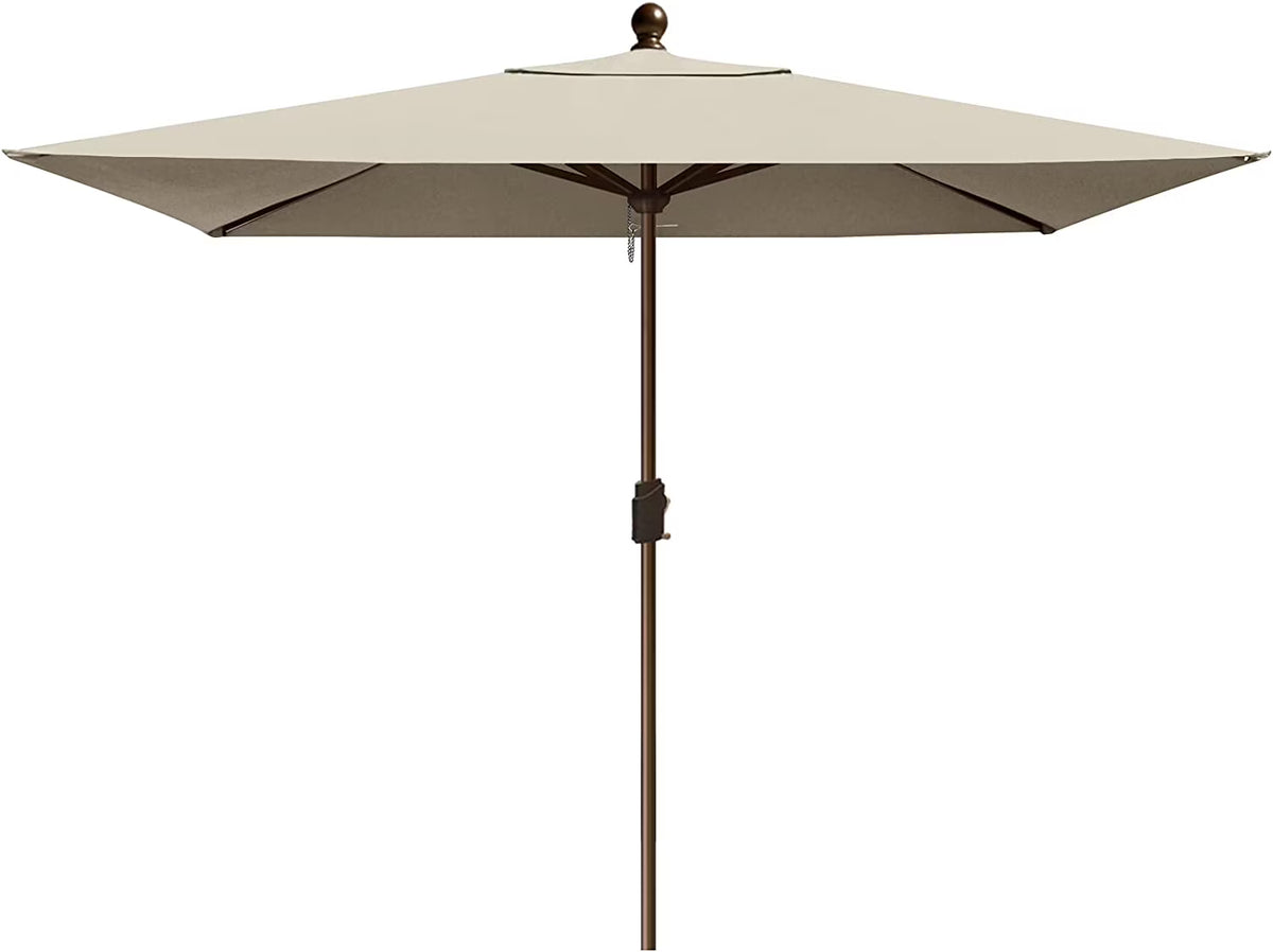 EliteShade Sunumbrella 6x6Ft Square Market Umbrella with Ventilation