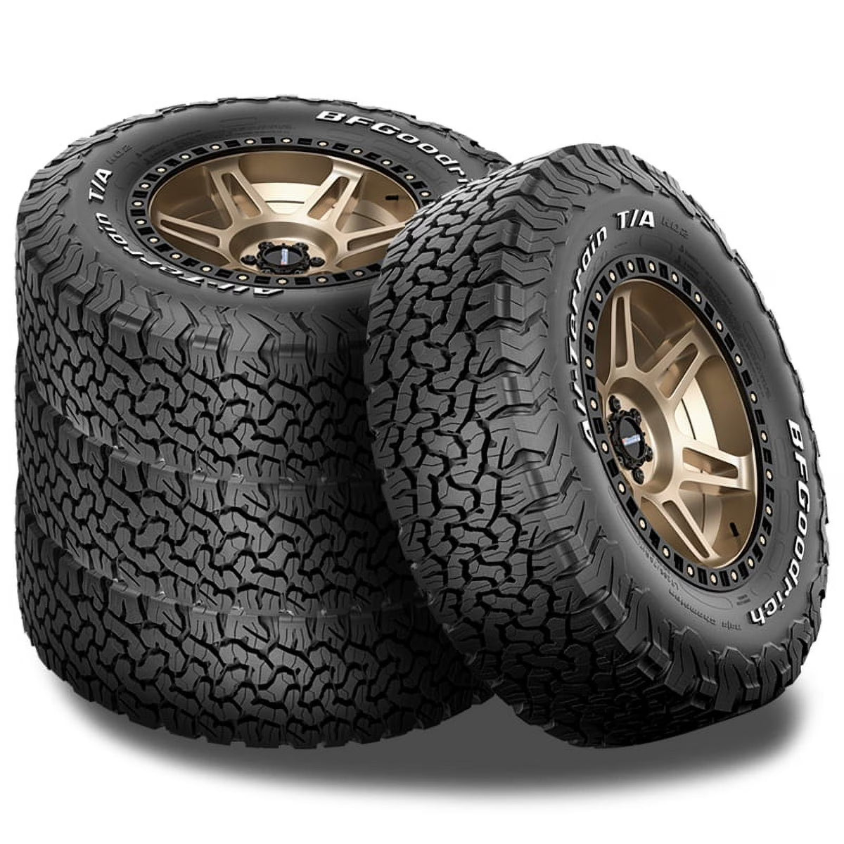 4 BFGoodrich All Terrain T/A KO2 31x10.50R15 109S RWL 6/C Truck SUV 3PMSF Tires BF69948 / 31/11/15 / 311115