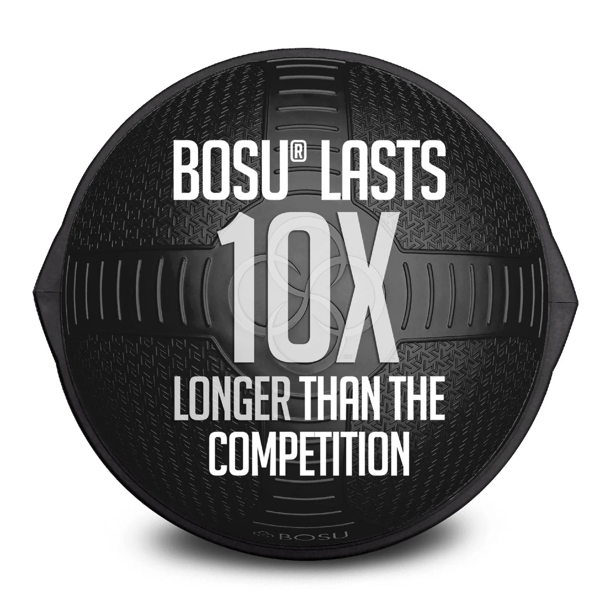 BOSU NexGen Home Fitness Exercise Gym Strength Balance Trainer, Black