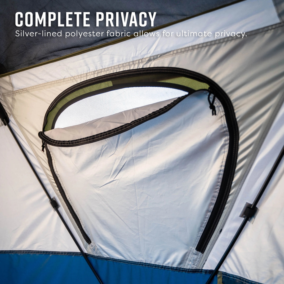 Territory Tents Jet Set Privacy Shower Tent, Jet Set Framework, No Assembly, Camp Shower, Camp Restroom, Privacy Tent Shower, 78 x 62 x 62, PT100DB