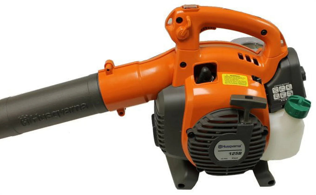 Husqvarna 952711925 125B Gas Leaf Blower, 28-cc 1.1-HP 2-Cycle Handheld Leaf Blower, 470-CFM, 170-MPH, 12.5-N Powerful Clearing Performance and Ergonomic Design