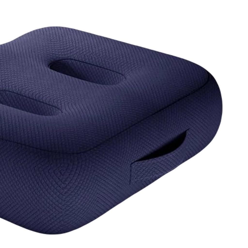 Adult Car booster Cushion, for Short Drivers People Office Chair Portable Comfortable Thickened Breathable Driving Auto Seat Pad ,Blue Style B
