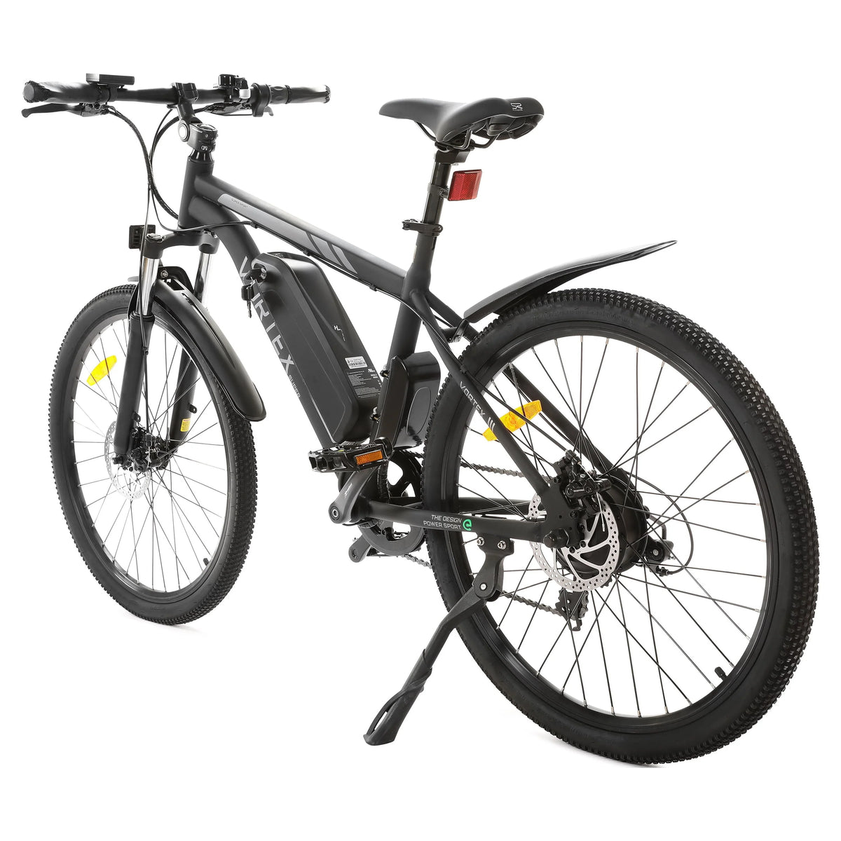 Ecotric Black 26 In. 36V 350W Electric City Bicycle e-Bike Removable Battery 7 Speed Pedal Assist