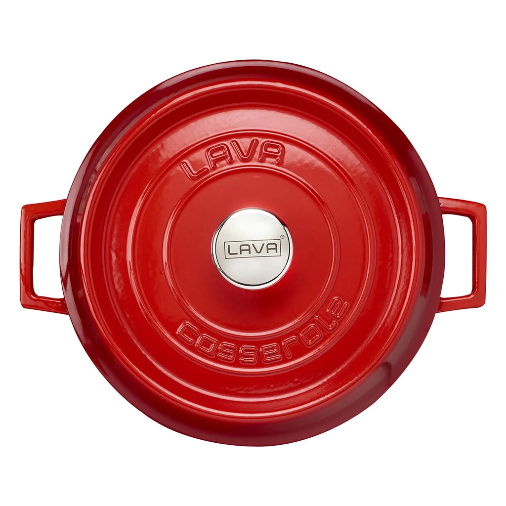 Lava Enameled Cast Iron Dutch Oven 7 Qt. Round with Trendy Lid