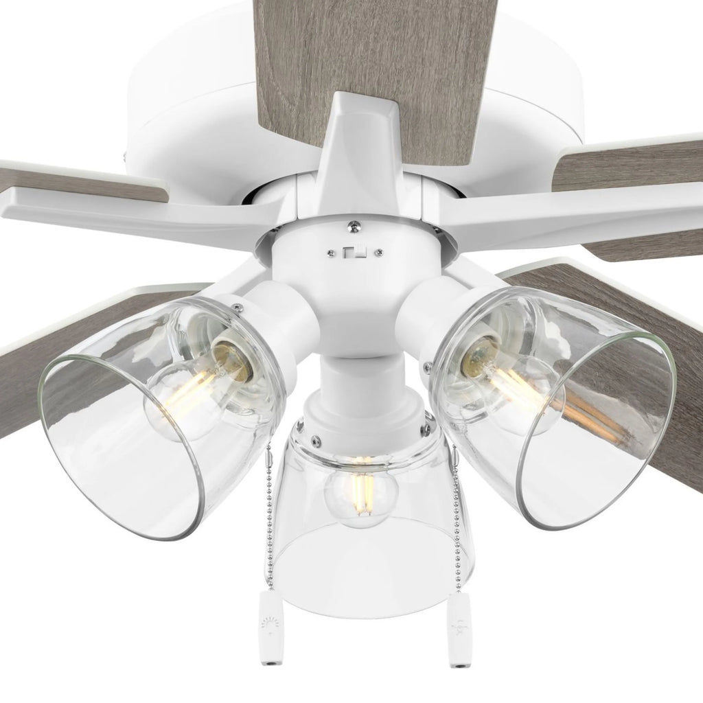 Better Homes & Gardens 52" Bronze Transitional Ceiling Fan, 5 Reversible Blades, 3 LED Bulbs Included
