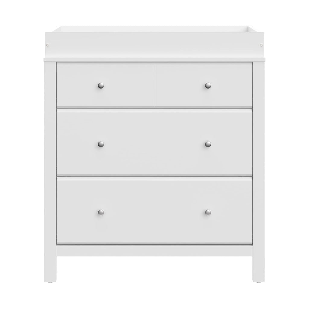 Storkcraft Horizon 3 Drawer Infant Changing Table Dresser, White
