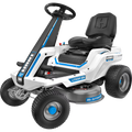 HART 80-Volt 30-inch Deck Lithium-Ion Riding Lawn Mower Kit, (1) Super Charger
