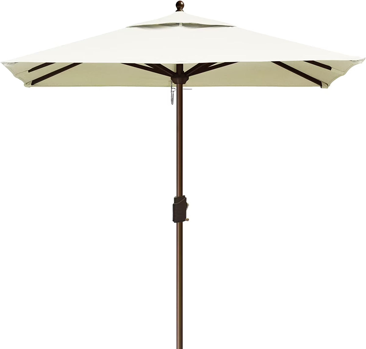 EliteShade Sunumbrella 6x6Ft Square Market Umbrella with Ventilation