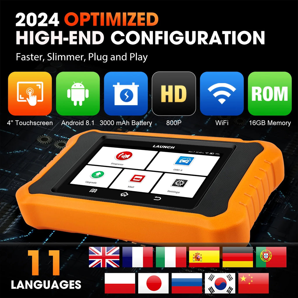 LAUNCH Automotive Diagnostic Tool with OBD2 Scanner