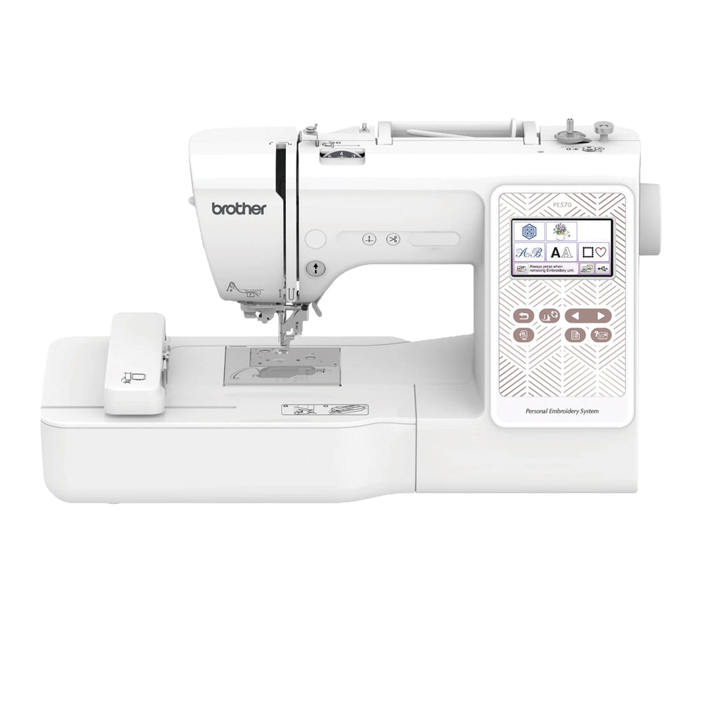 Brother PE570 Embroidery Machine with 135 Built-in Designs, Wireless Connectivity, and Artspira App Integration