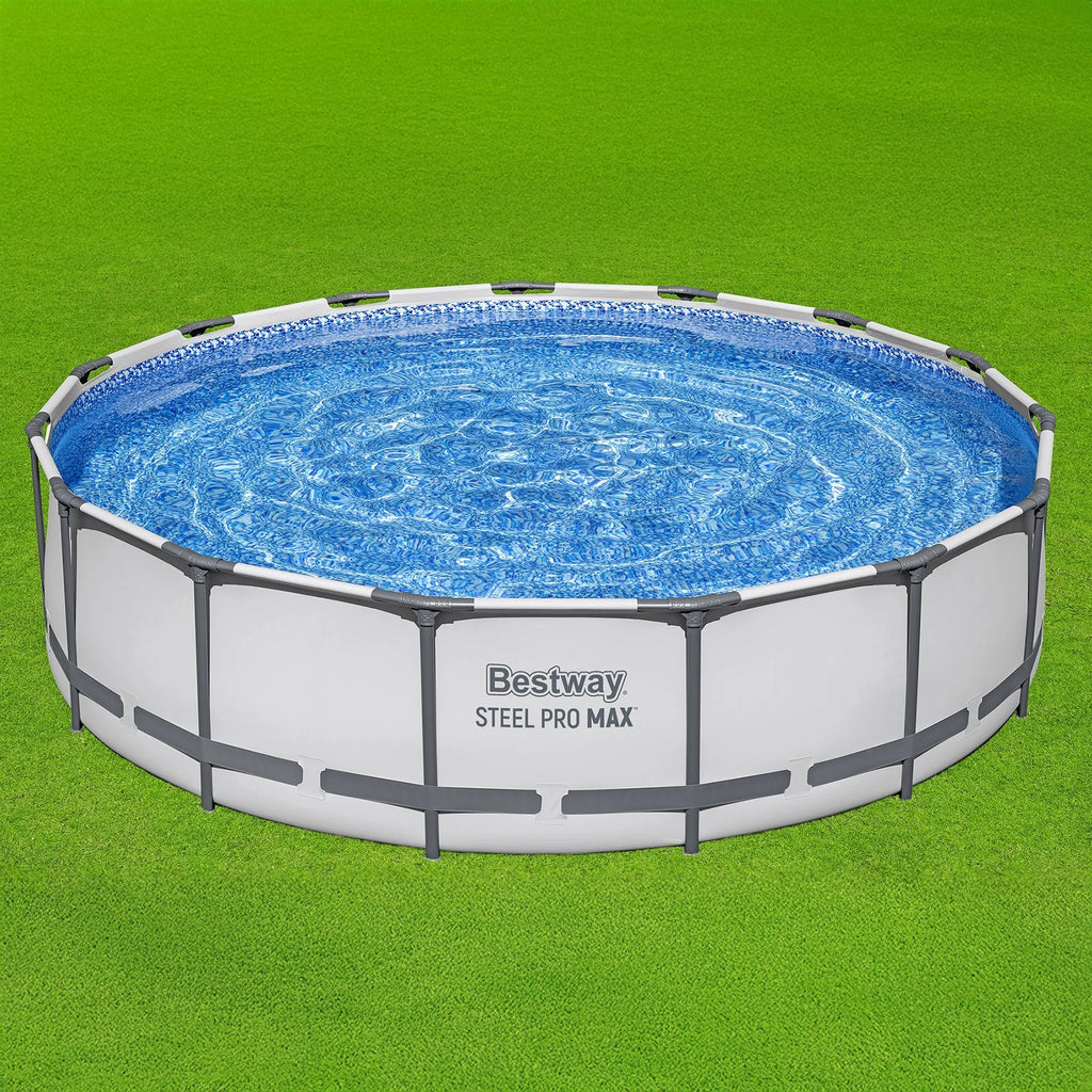 Open Box Bestway Steel Pro Max 15'x42" Frame Above Ground Pool Set