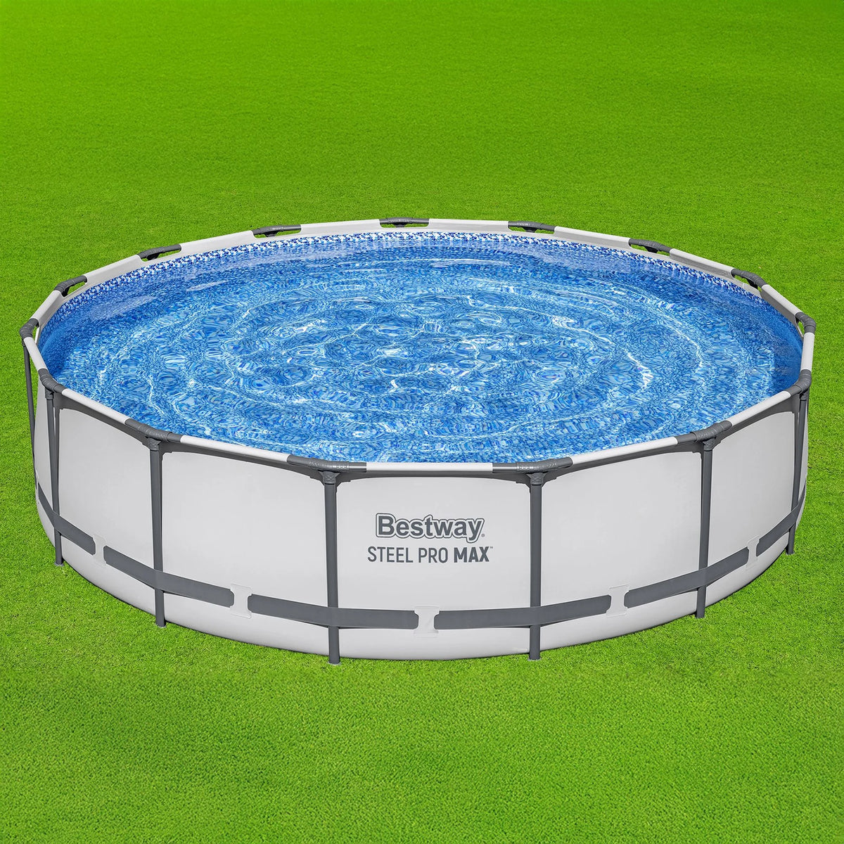 Open Box Bestway Steel Pro Max 15'x42" Frame Above Ground Pool Set