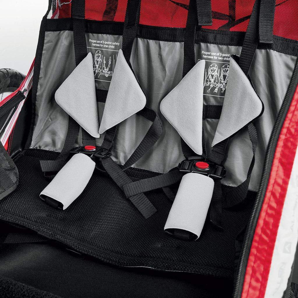 Allen Sports Remolque para Bicicleta Infantil de Dos Ruedas, Rojo