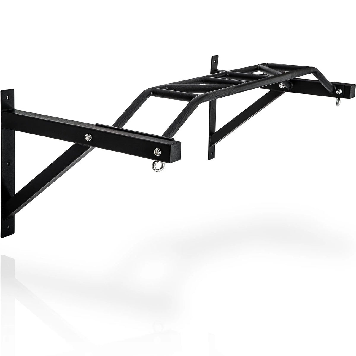 47" Pull Up Bar Wall Mounted Multi-Grip w/Hangers for Punching Strength Training20