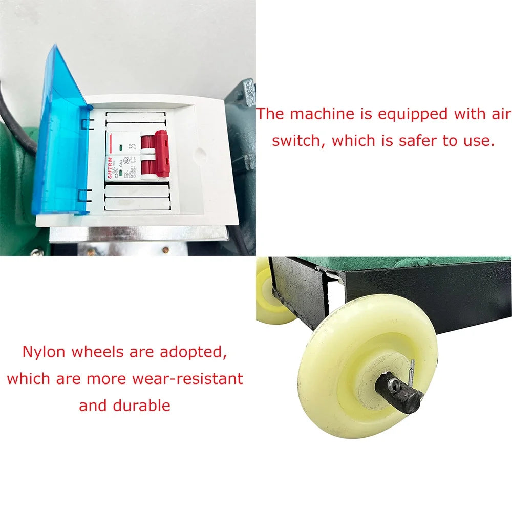 EQCOTWEA Animal Feed Pellet Mill Machine 8MM Pellet Fodder Press Pelletizer for Chicken 180-200KG/H 220V
