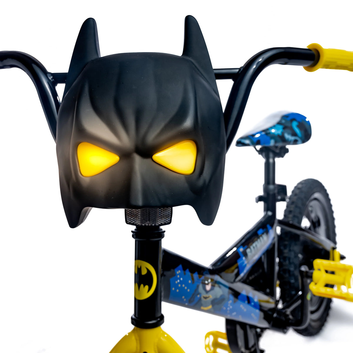 16 inch Batman Bike includes Mask with glowing eyes!