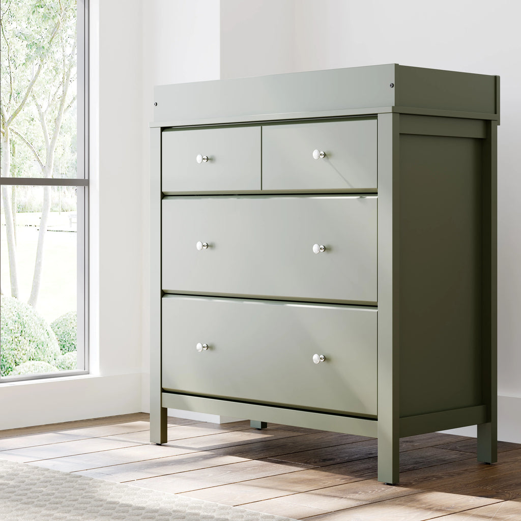 Storkcraft Horizon 3 Drawer Infant Changing Table Dresser, White