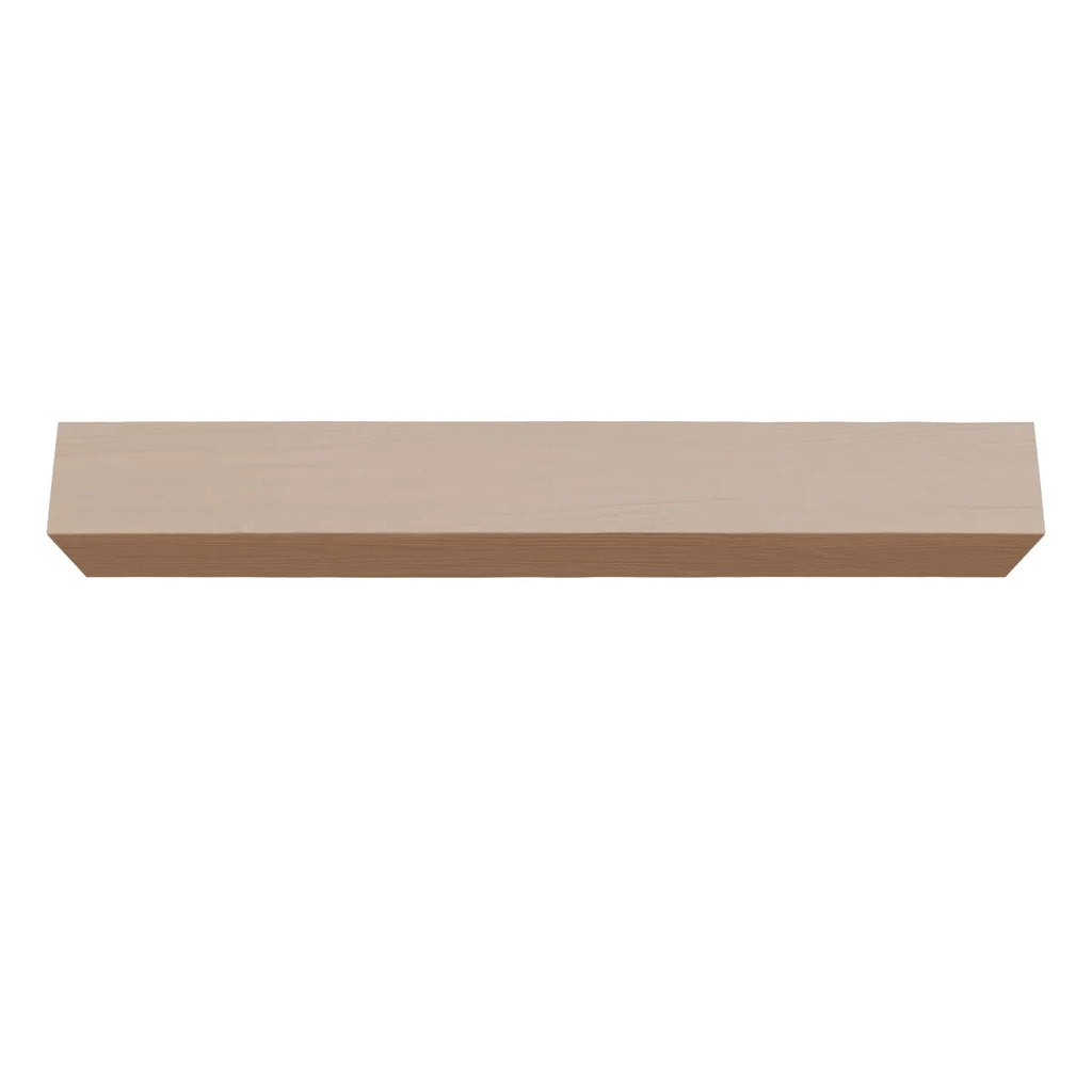 Ekena Millwork 3 1/2"W x 3 1/2"H x 120"L 3-Sided (U-Beam) Mena HeritageTimber Faux Wood Ceiling Beam, Kona Brown