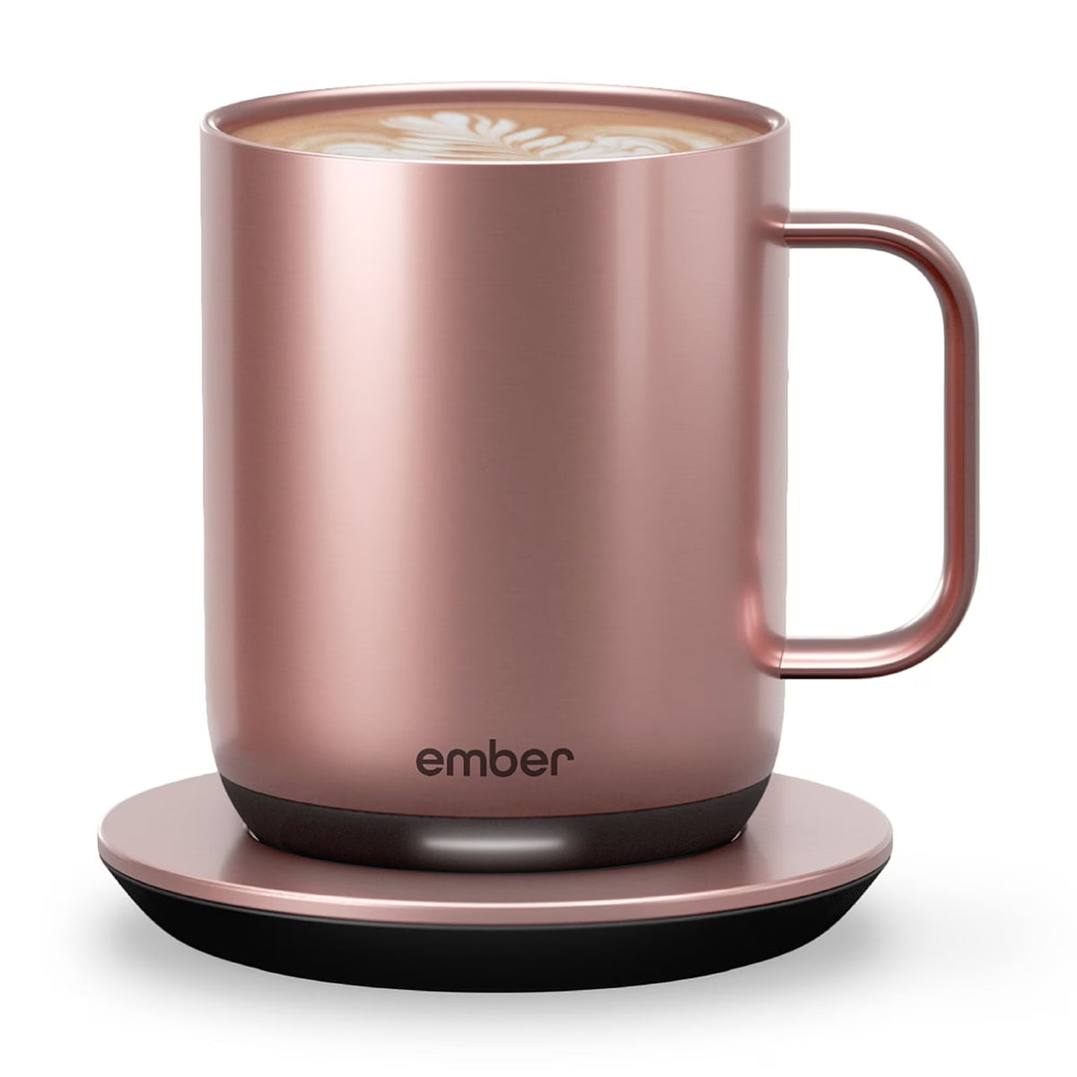 Ember Temperature Control Smart Mug 2, 10 oz, Gold, up to 1.5-hr Battery Life - App Controlled Heated Coffee/Tea Mug - Improved Design