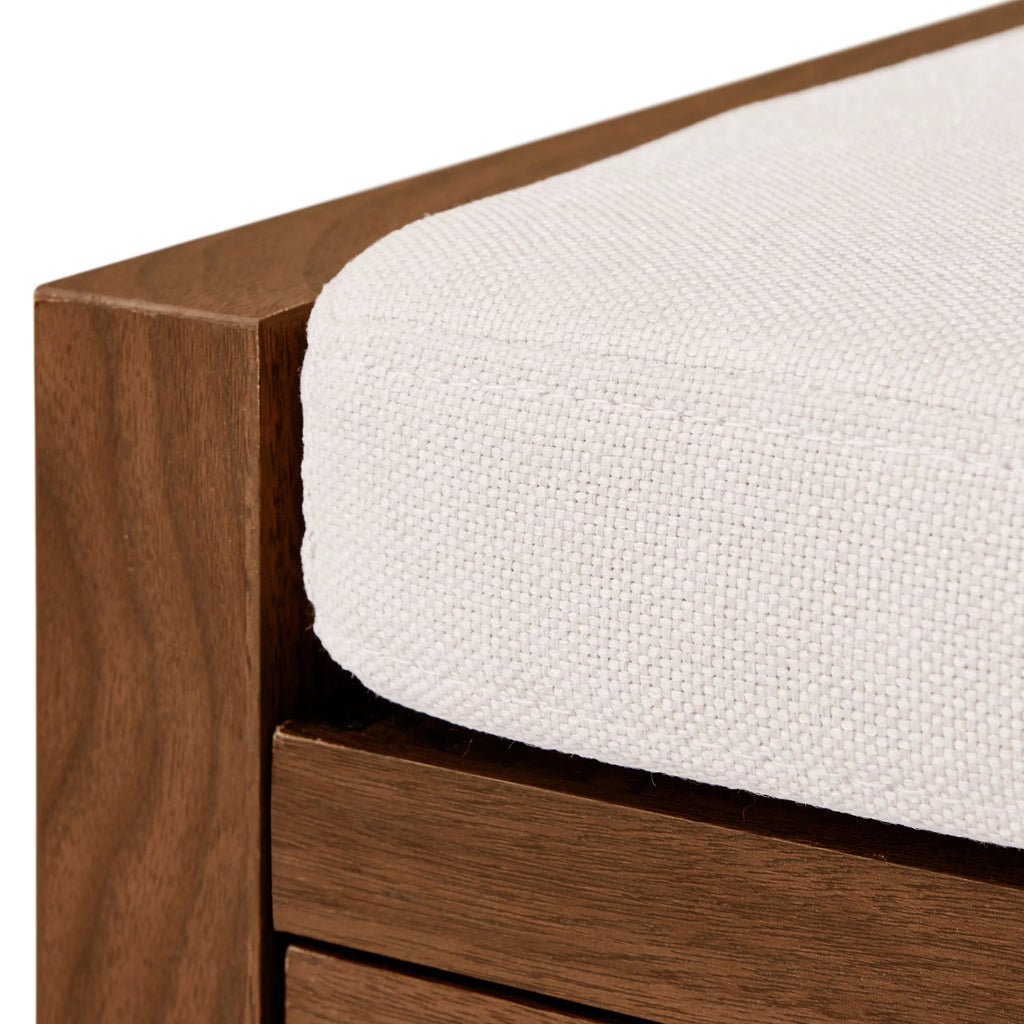 Better Homes & Gardens Reading 45" Bench, Walnut Finish