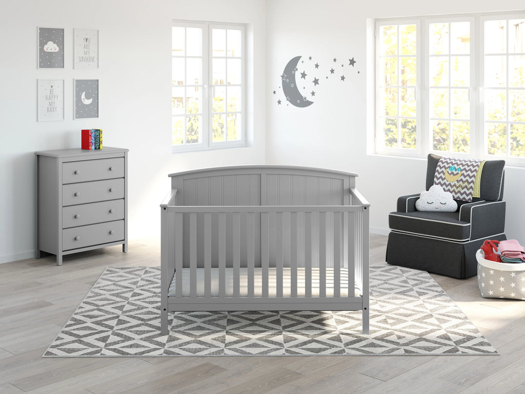 Storkcraft Alpine 4 Drawer Nursery Dresser, White