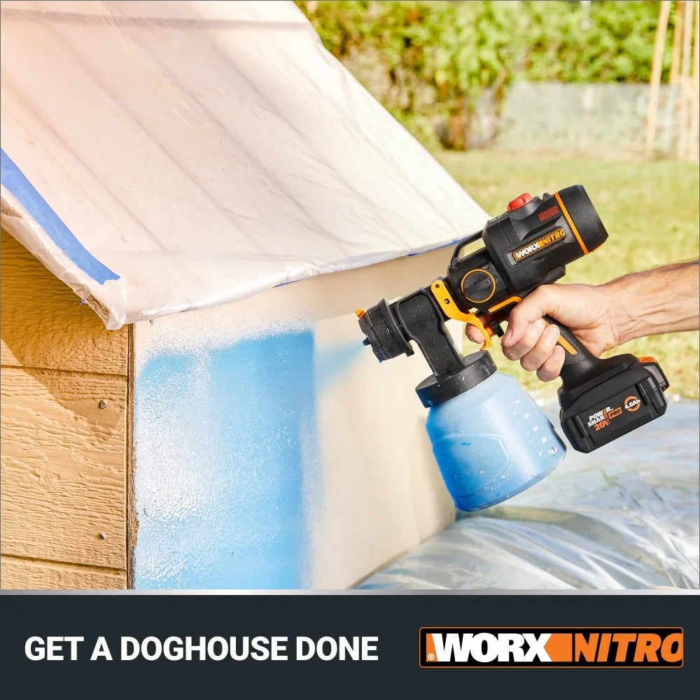 Worx Nitro WX020L.9 20V Cordless Paint Sprayer with Brushless Motor - Tool Only