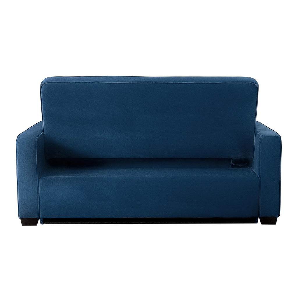 Serta Dream Convertibles Monroe Modern Polyester Convertible Queen Sofa Bed with Pillows Grey