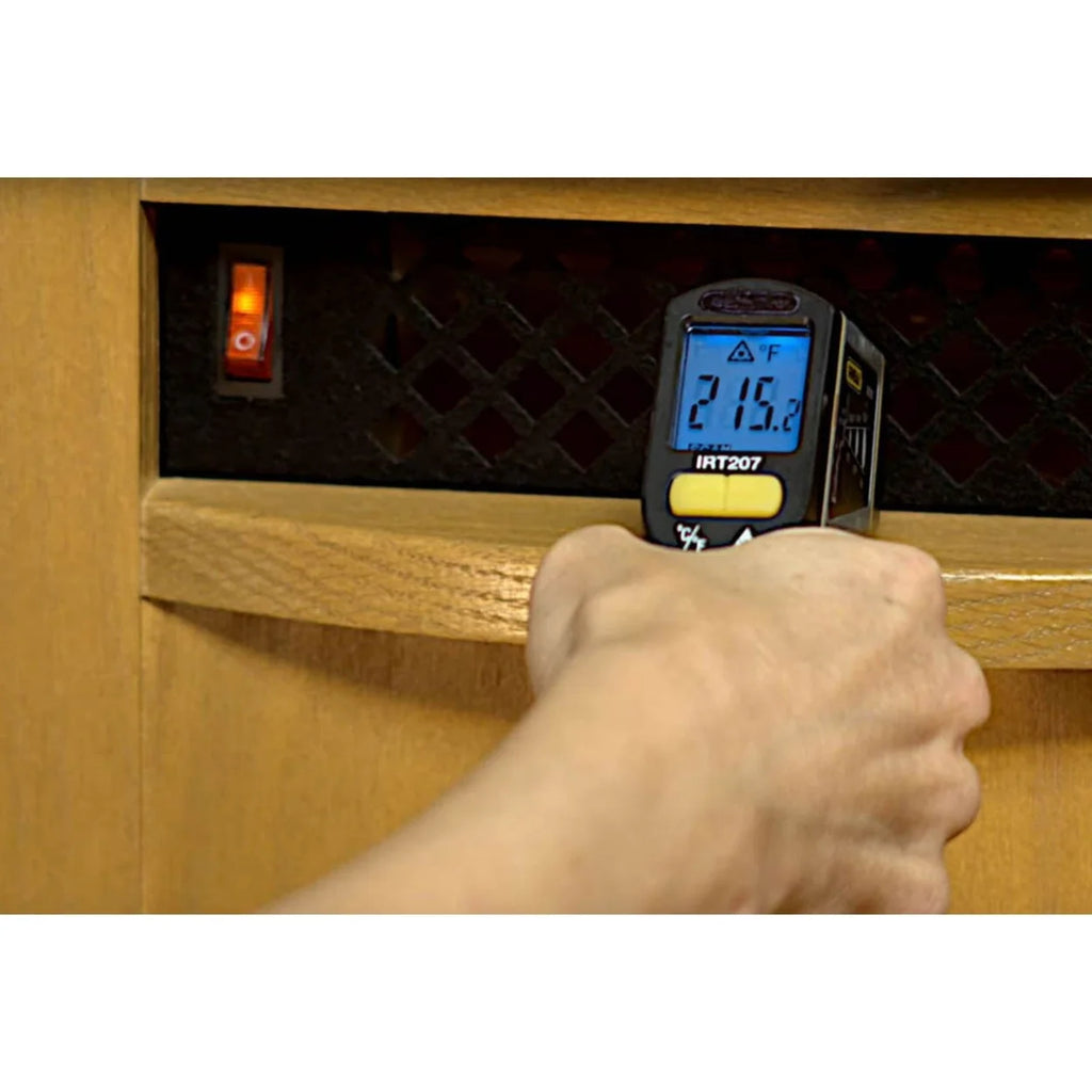 Amish Nebraska Oak Electric Portable Infrared Heater