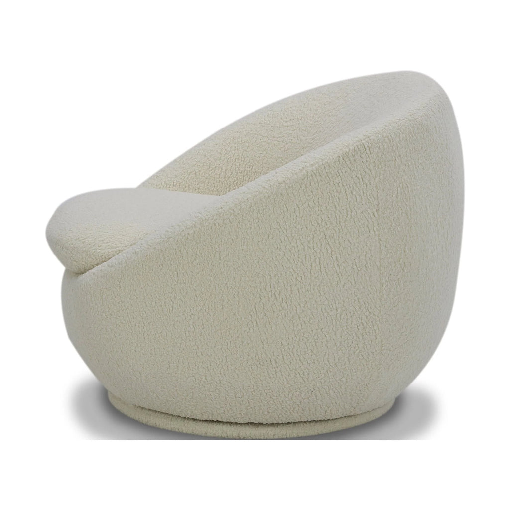 Better Homes & Gardens Mira Swivel Chair, Cream