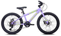 20" Ozark Trail Vibe Mountain Bicycle, 7 Speed, Fits Rider 3'11"-4'4", Purple, Teen, Unisex