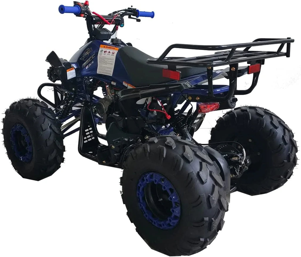 X-Pro Brand New 125cc Gas ATV, Automatic Transmission w/Reverse Remote Control Big 19"/18" Tires