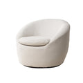 Roundhill Furniture Winnie Modern Barrel Chair, 360 Swivel