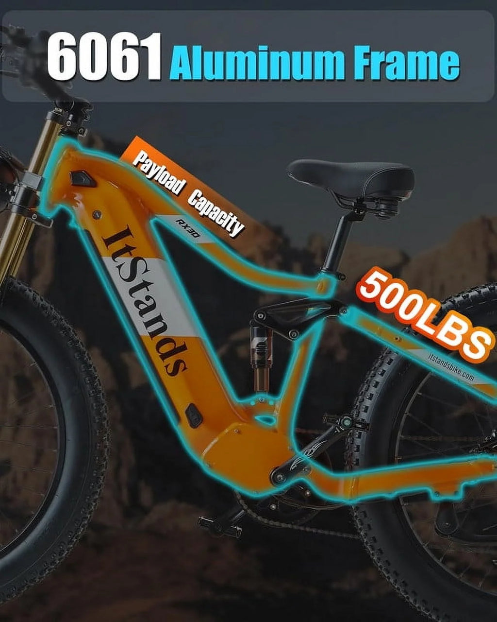 Dual Motors AWD 2000W Electric Bike for Adult 26'', UL2849 48V 30AH Removable Battery E-mountain bike 4.0 Fat Tire up to 35MPH&120Miles Long Range Off-road Ebike Beach Dual Hydraulic&Brakes E-Bicycle
