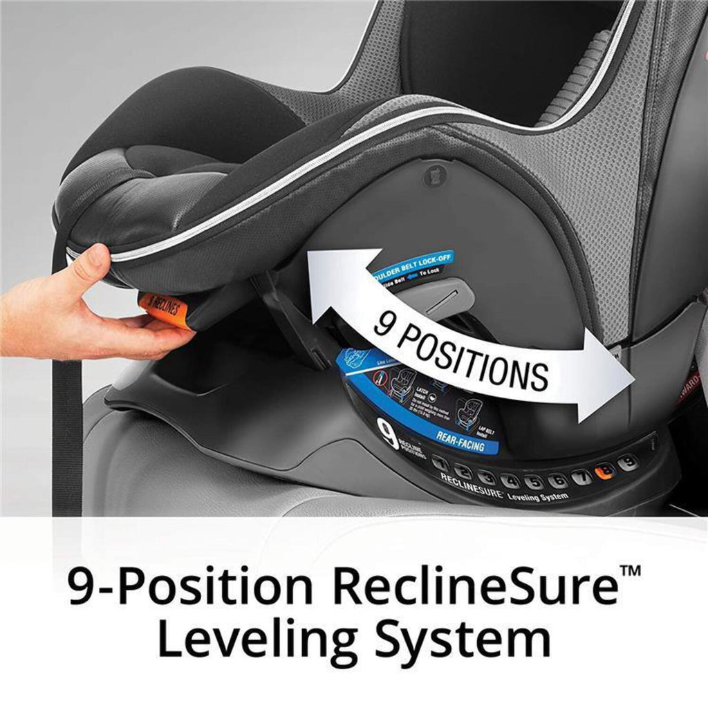 Chicco NextFit Max Zip Air Convertible Car Seat - Atmosphere (Black)