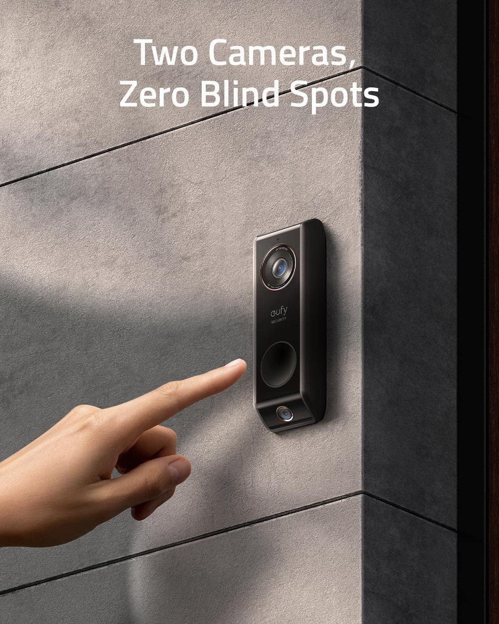 eufy Security Video Doorbell (Wired) S330 with Chime, Dual Cam, Delivery Guard, Security Camera, 2K with HDR, No Monthly Fee