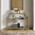 Crosley Furniture Aimee Glass Console Table