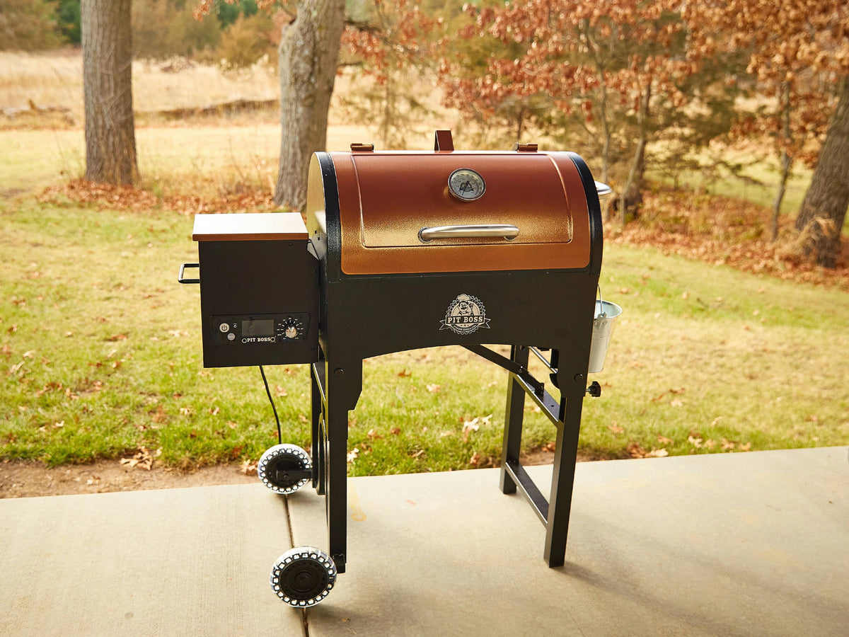 Pit Boss 340 Sq. in. Portable Tailgate, Camp Pellet Grill with Folding Legs