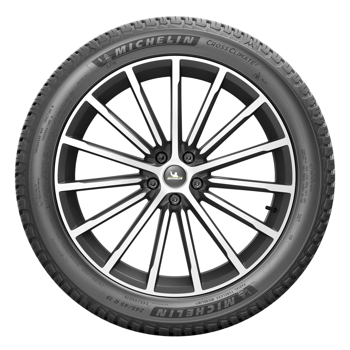 Michelin CrossClimate2 All-Season 225/65R17 102H Tire