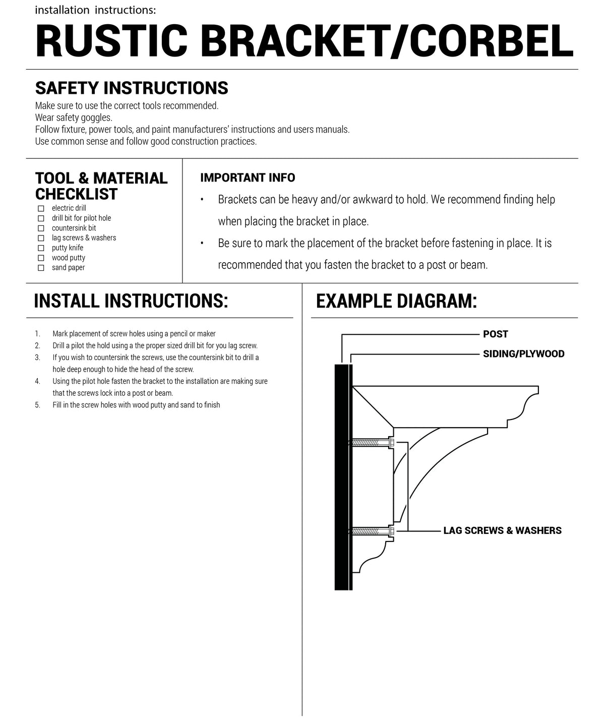 Ekena Millwork 4"W x 18"D x 18"H Thorton Traditional Rough Sawn Bracket, Western Red Cedar