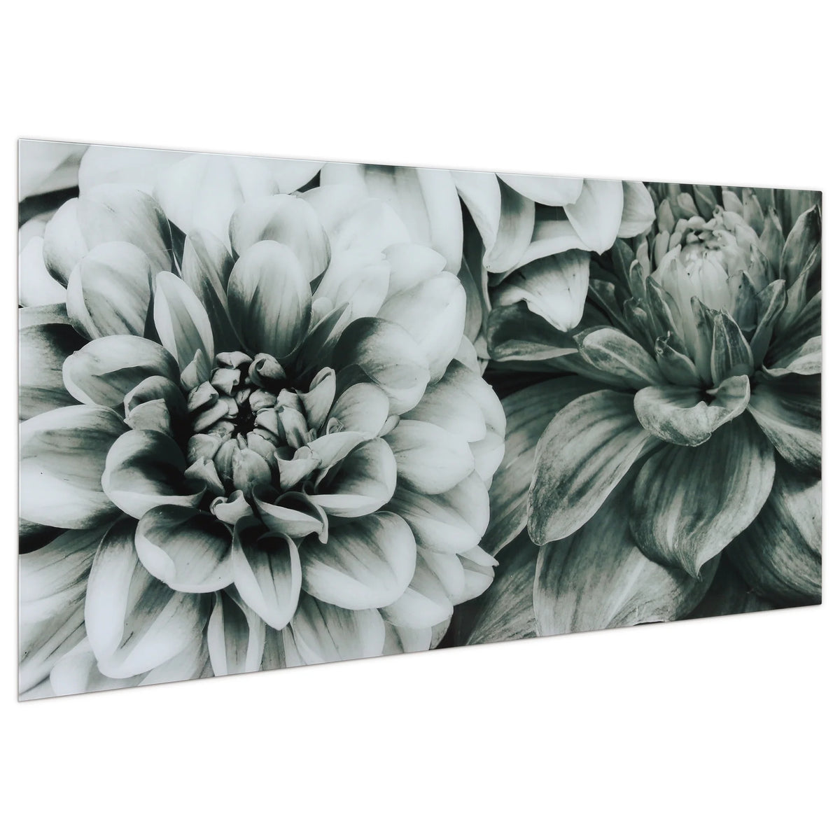 Empire Art Direct Blue Splash Frameless Free Floating Tempered Glass Panel Graphic Wall Art, 72" x 36", Ready to Hang