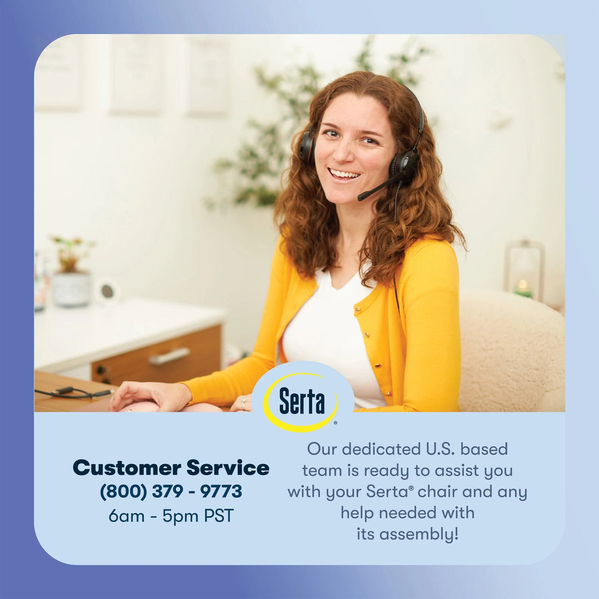 Serta Scarlett Modern Mid-Back Office Chair Velvet Fabric Gold Metal Base Beige