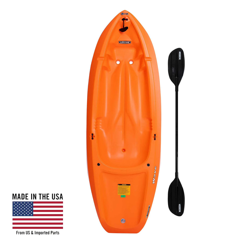Lifetime Wave 6 ft Youth Kayak, Fire Red (91401)