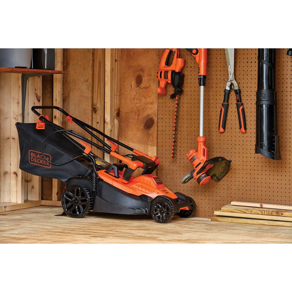 BLACK+DECKER 15 Corded Electric Push Walk-Behind Mower, Comfort Grip Handle